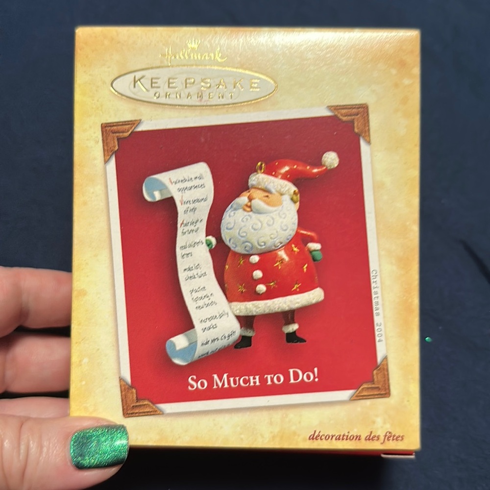 Hallmark Santa ornament 2004